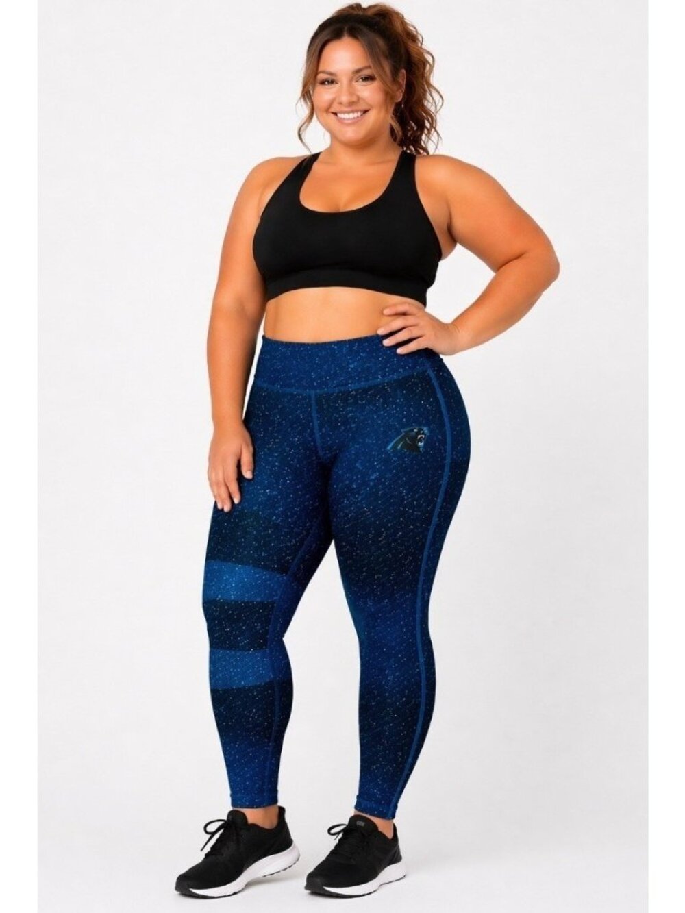 Carolina Panthers  Yoga Legging pants Women's Majestic Coolbase XXL NFL